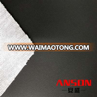 knitted backing pvc synthetic car wrap vinyl leather car seat fabric for car